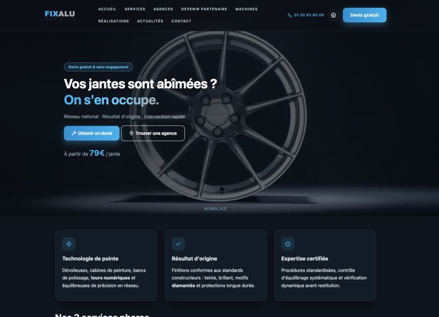 Aperçu du projet Fixalu